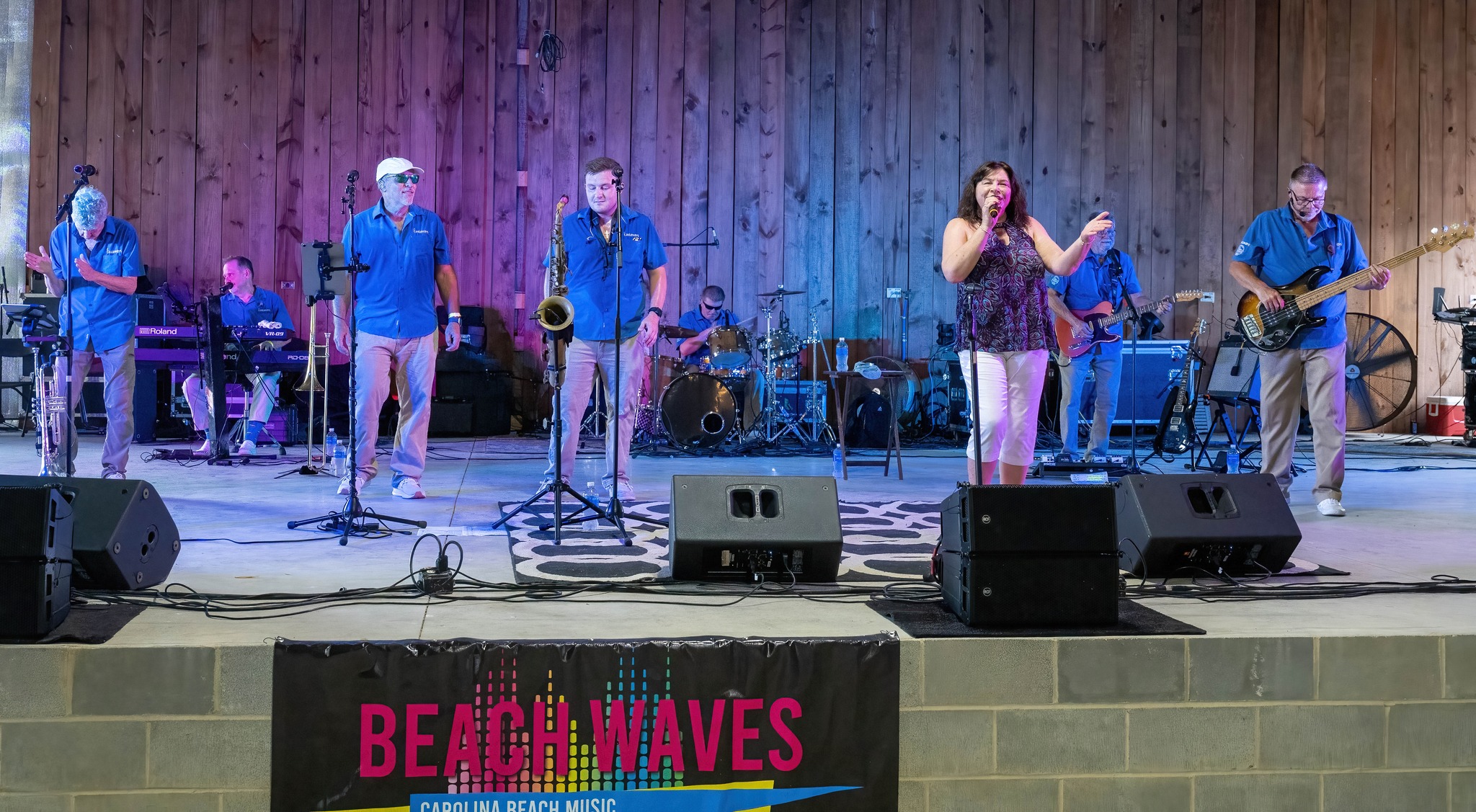 Band performing